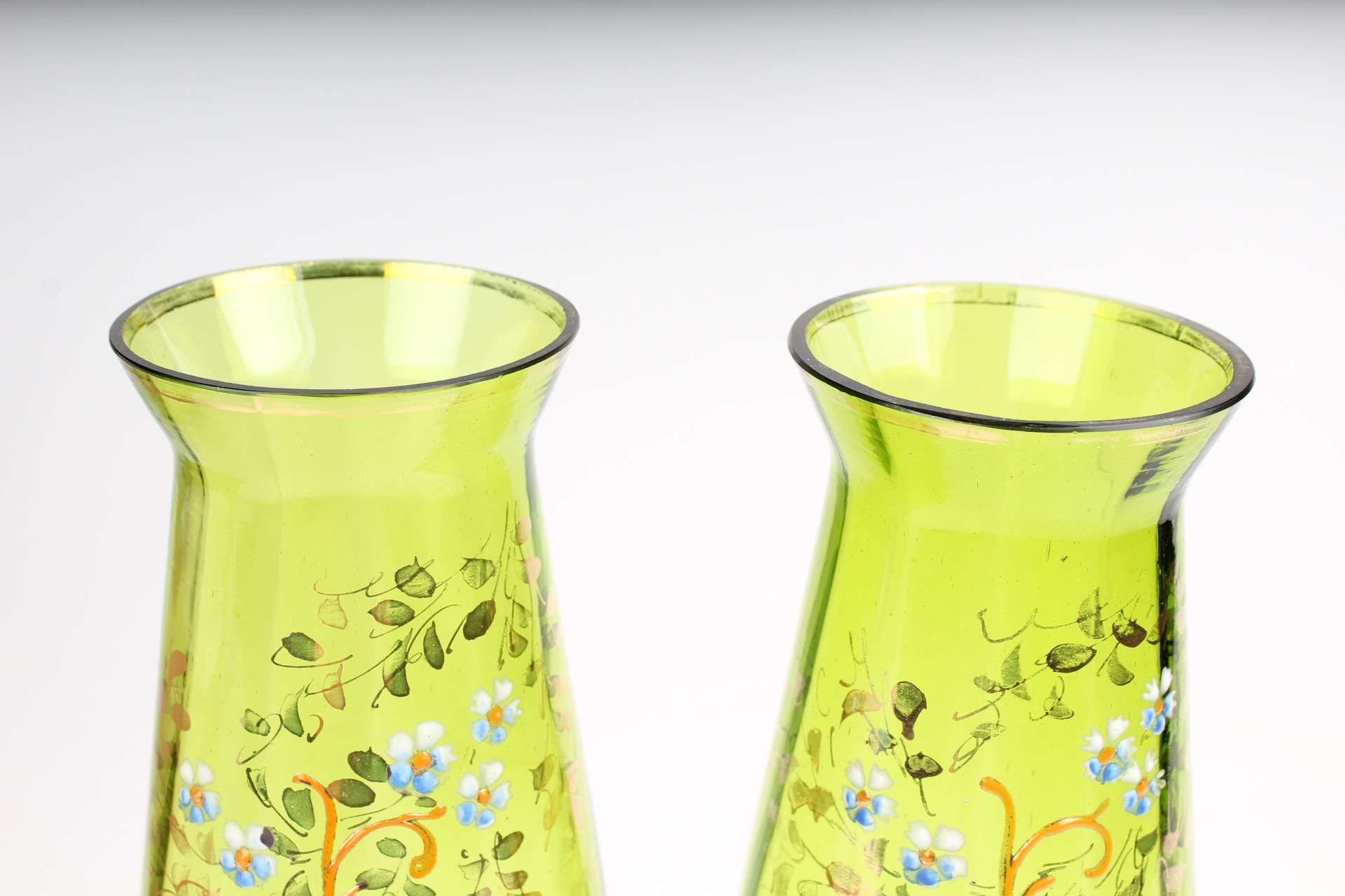 Vintage Bohemian Glass Vases