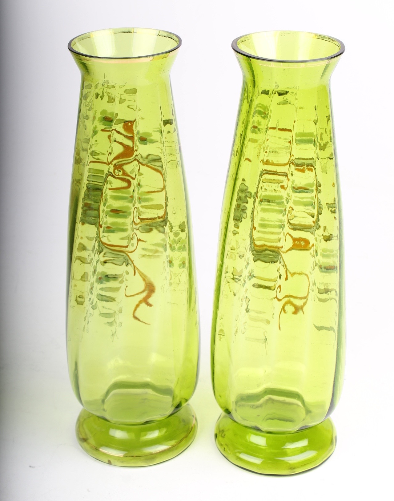 Vintage Bohemian Glass Vases