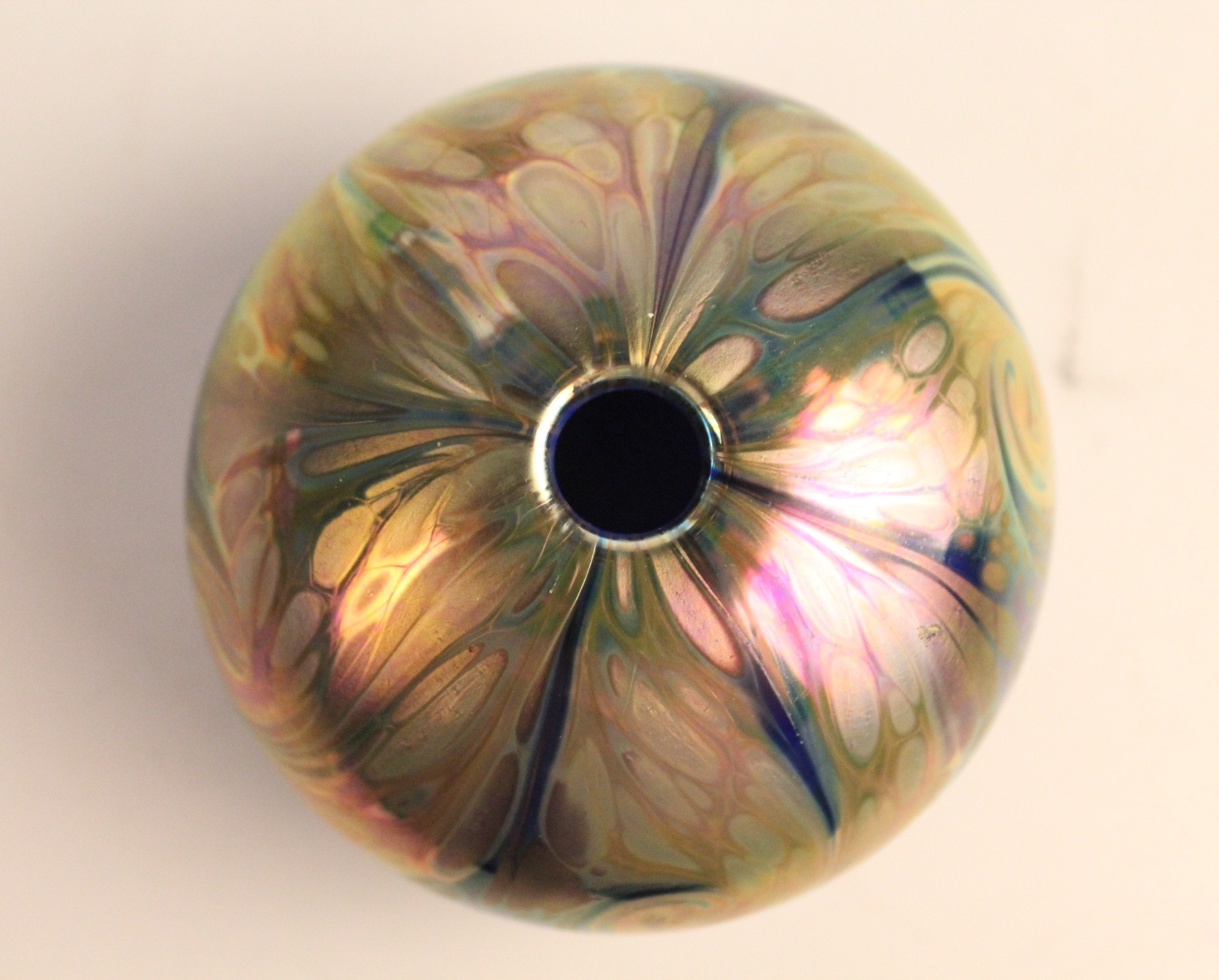 Trio of Petite Art Glass Vessels including Zweifel