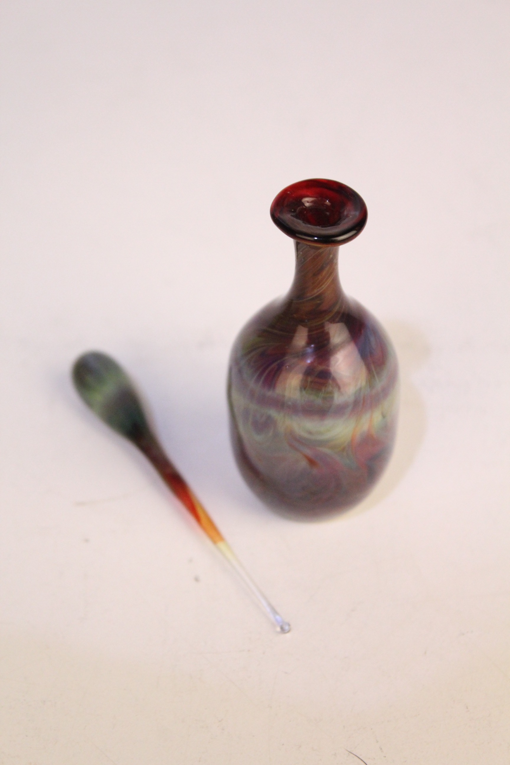 Trio of Petite Art Glass Vessels including Zweifel
