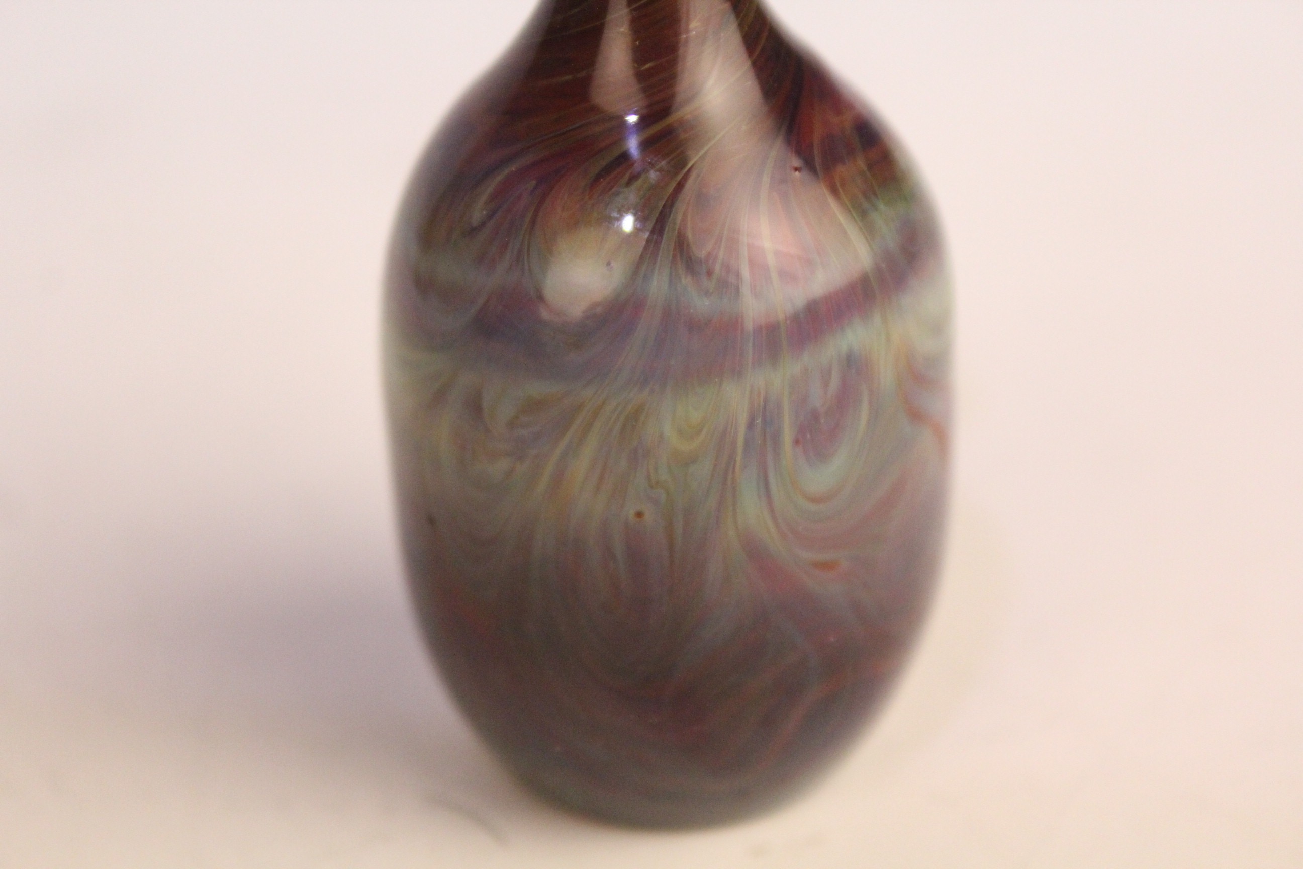 Trio of Petite Art Glass Vessels including Zweifel