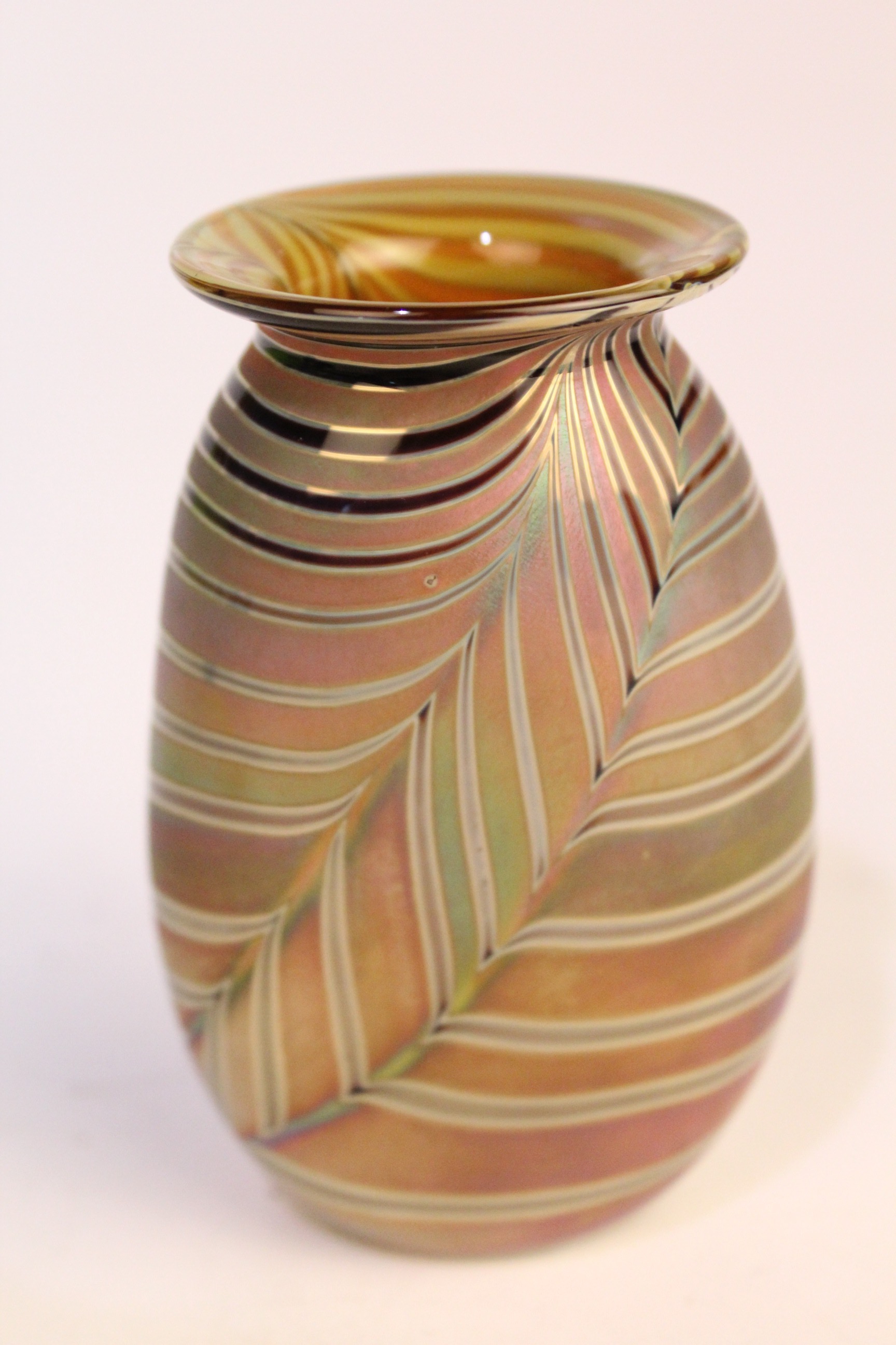 Trio of Petite Art Glass Vessels including Zweifel