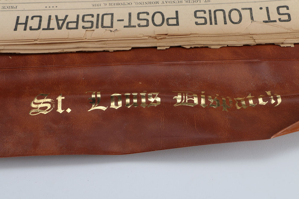 Antique St. Louis Post Dispatch Newspapers
