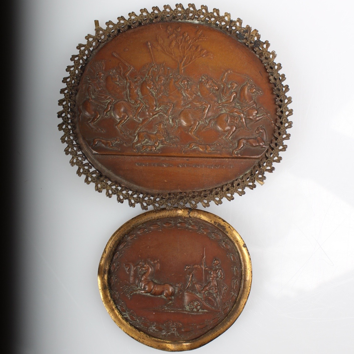 Miniature Bronze Plaques