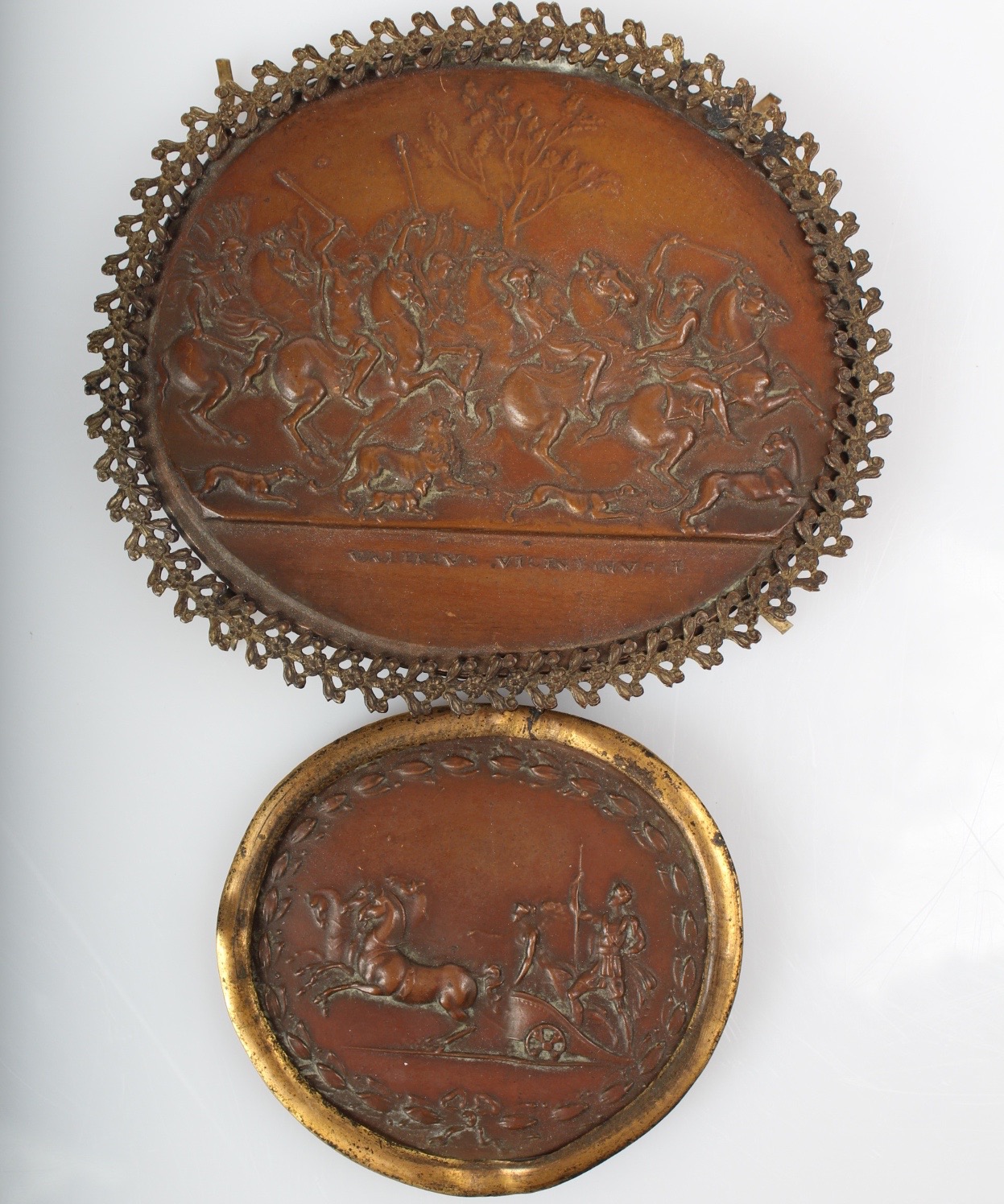Miniature Bronze Plaques
