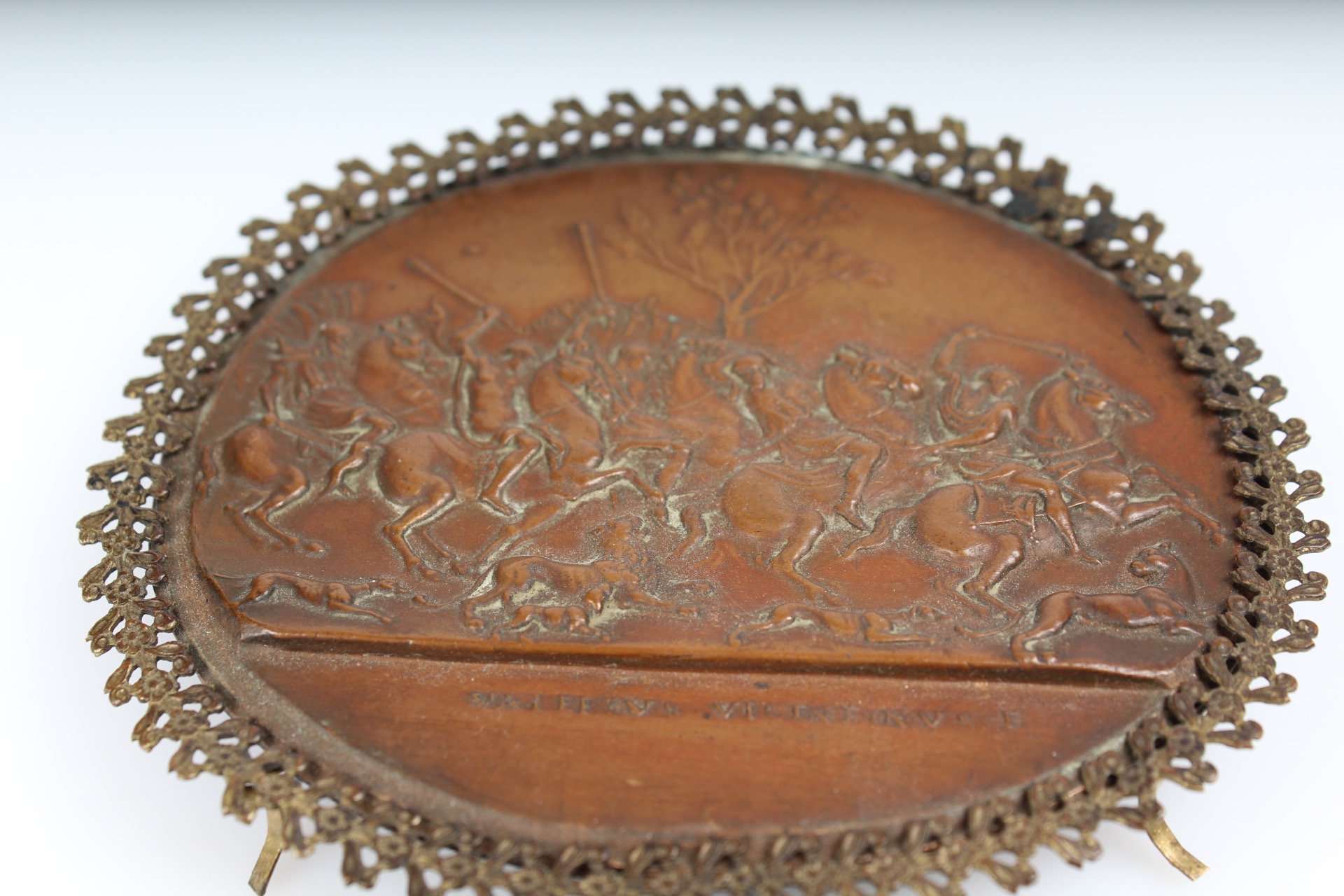 Miniature Bronze Plaques