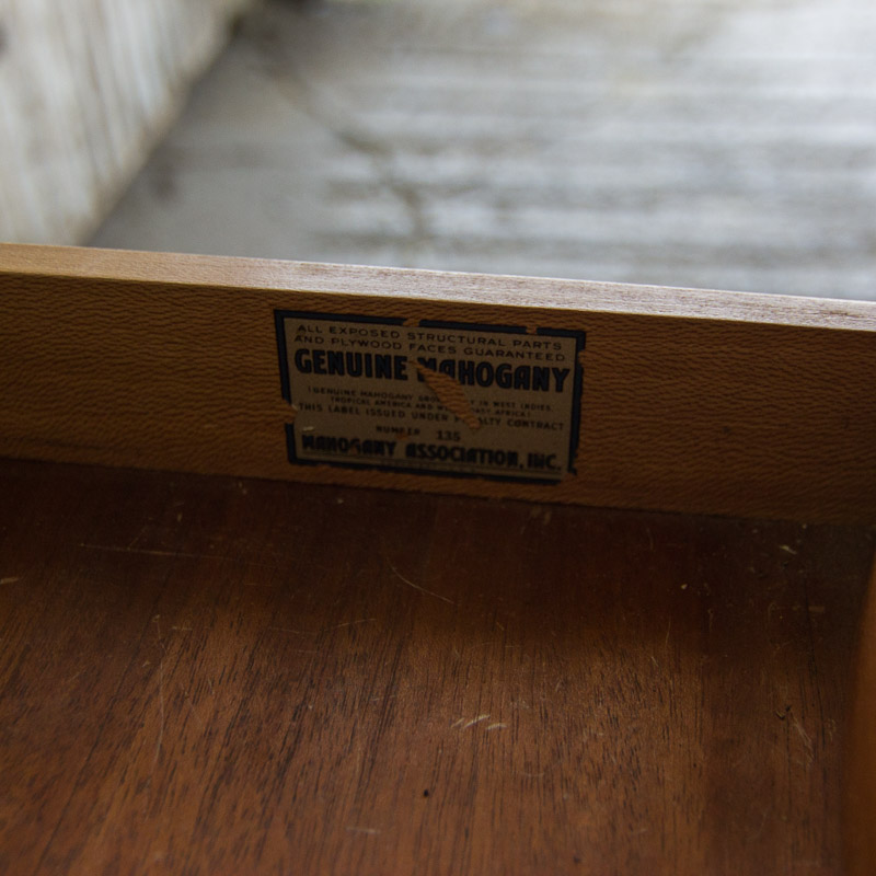 Vintage Morganton Collection Mahogany Chest of Drawers