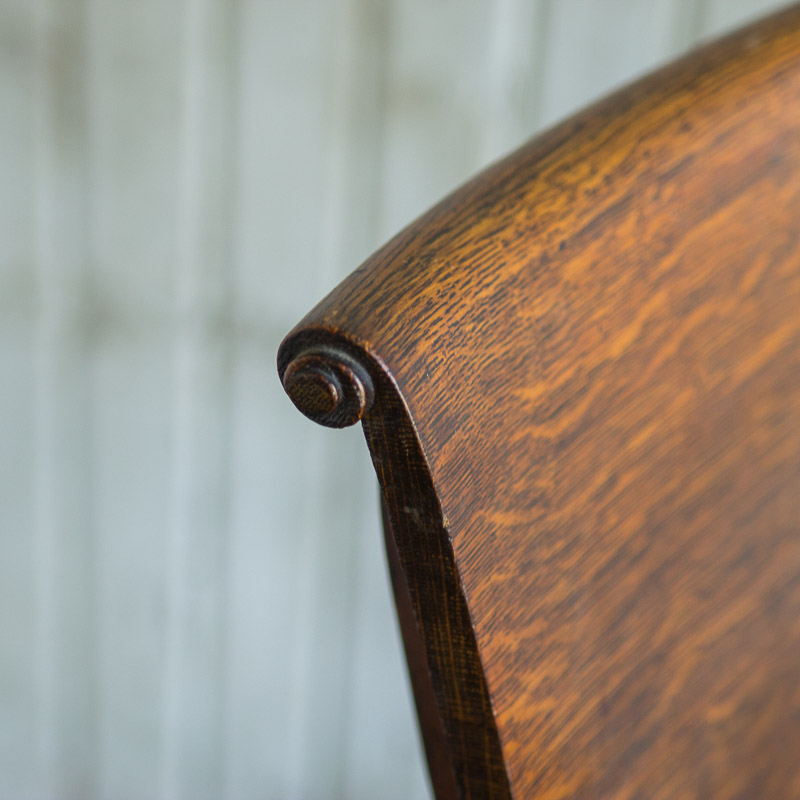Antique Tiger Oak Rocking Chair