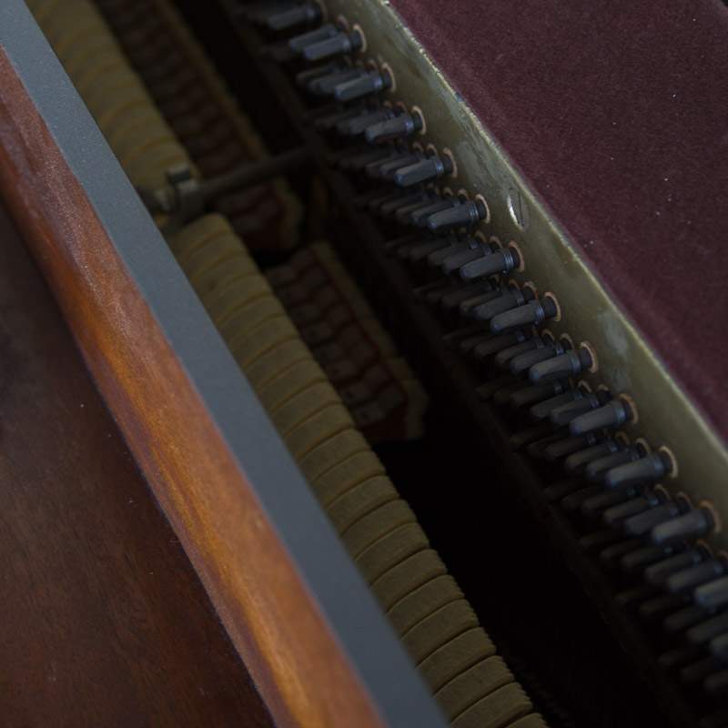 Vintage N.W. Nelson Console Piano and Bench