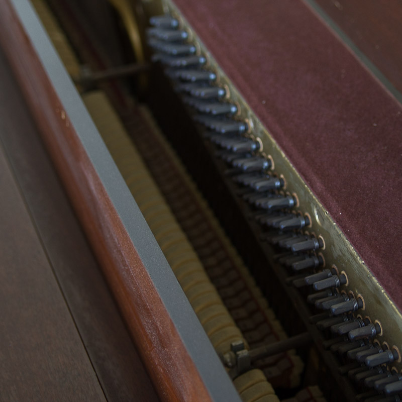 Vintage N.W. Nelson Console Piano and Bench