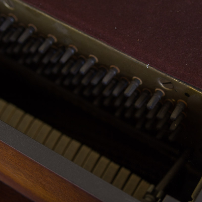 Vintage N.W. Nelson Console Piano and Bench