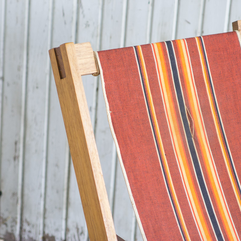 Handcrafted South Pacific Style Lawn Chair by John Chace