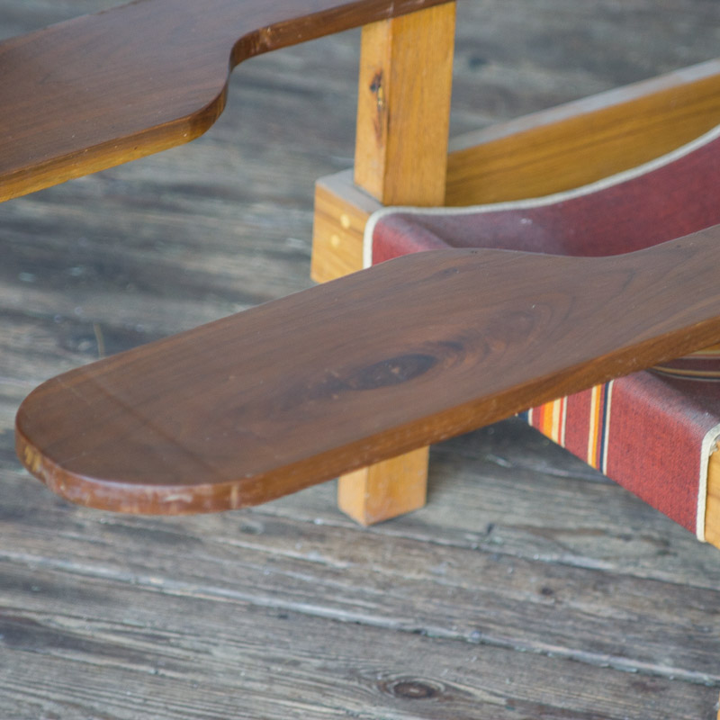 Handcrafted South Pacific Style Lawn Chair by John Chace