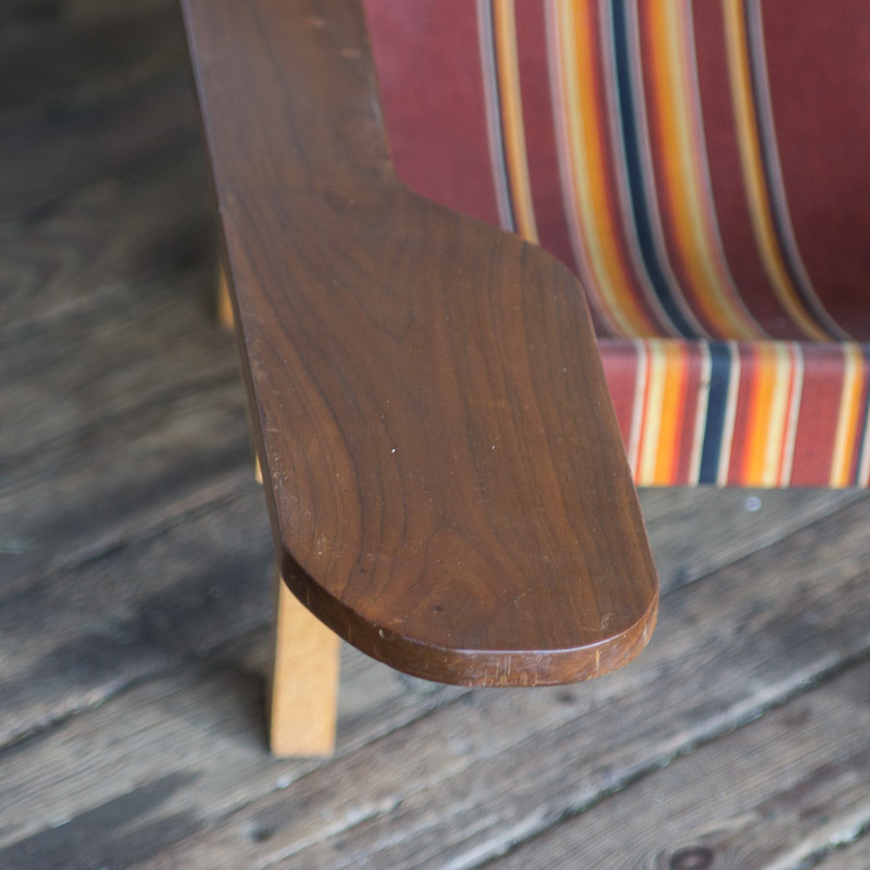 Handcrafted South Pacific Style Lawn Chair by John Chace