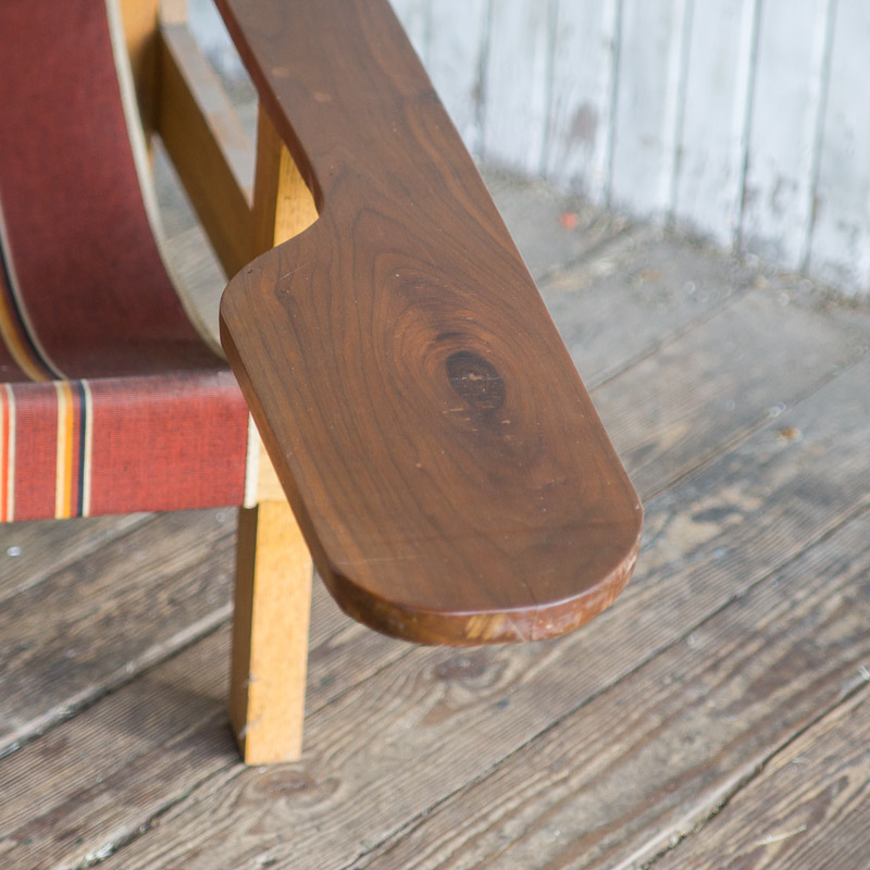 Handcrafted South Pacific Style Lawn Chair by John Chace