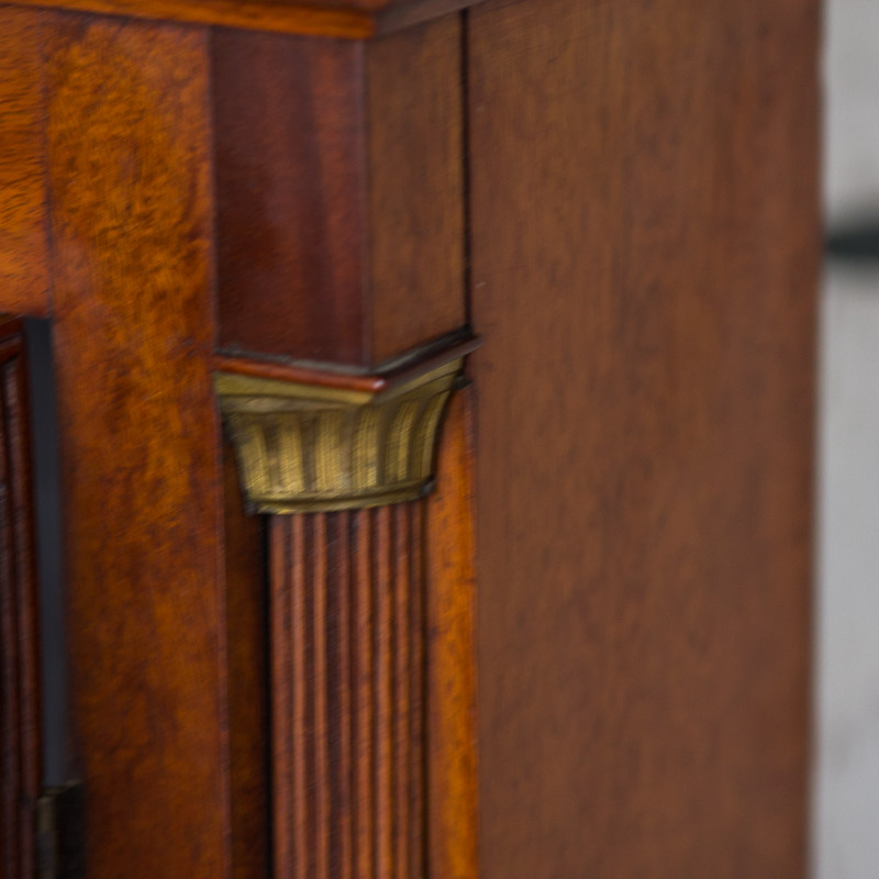 Circa 1810 Federal Mahogany Longcase Clock by Ezra Batchelder