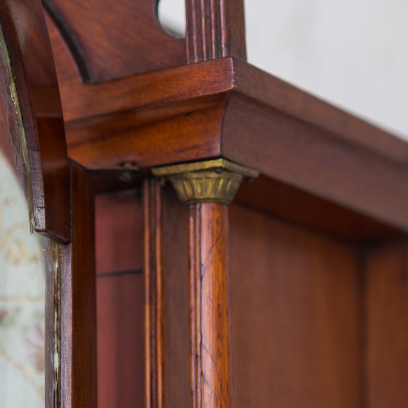 Circa 1810 Federal Mahogany Longcase Clock by Ezra Batchelder