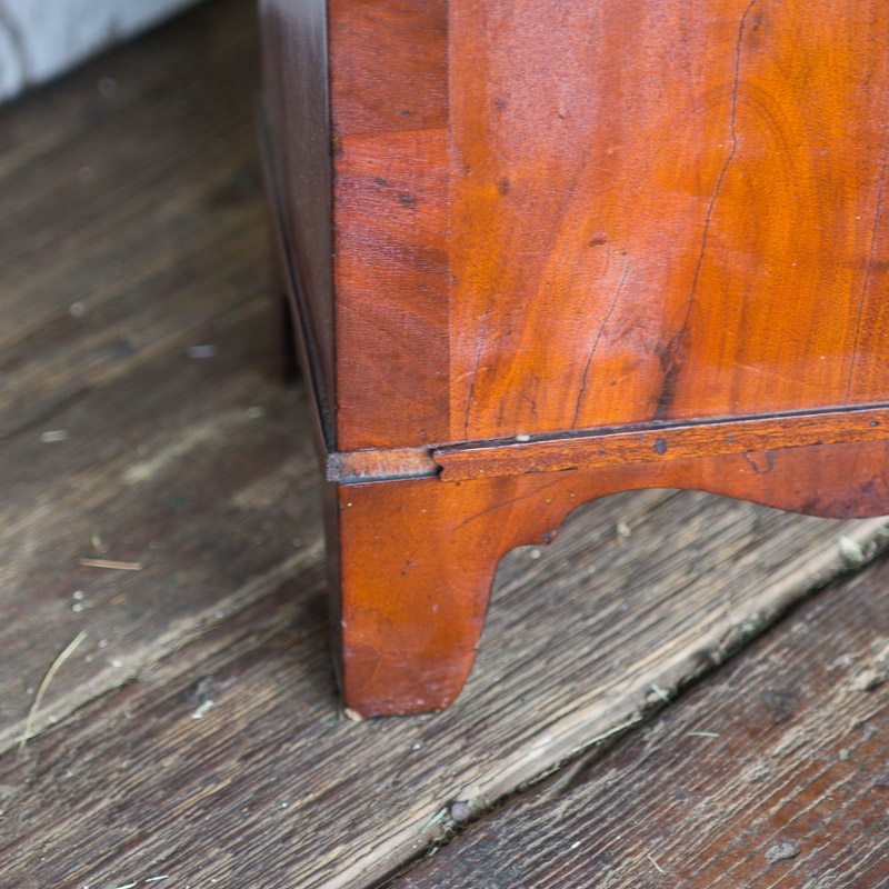 Circa 1810 Federal Mahogany Longcase Clock by Ezra Batchelder
