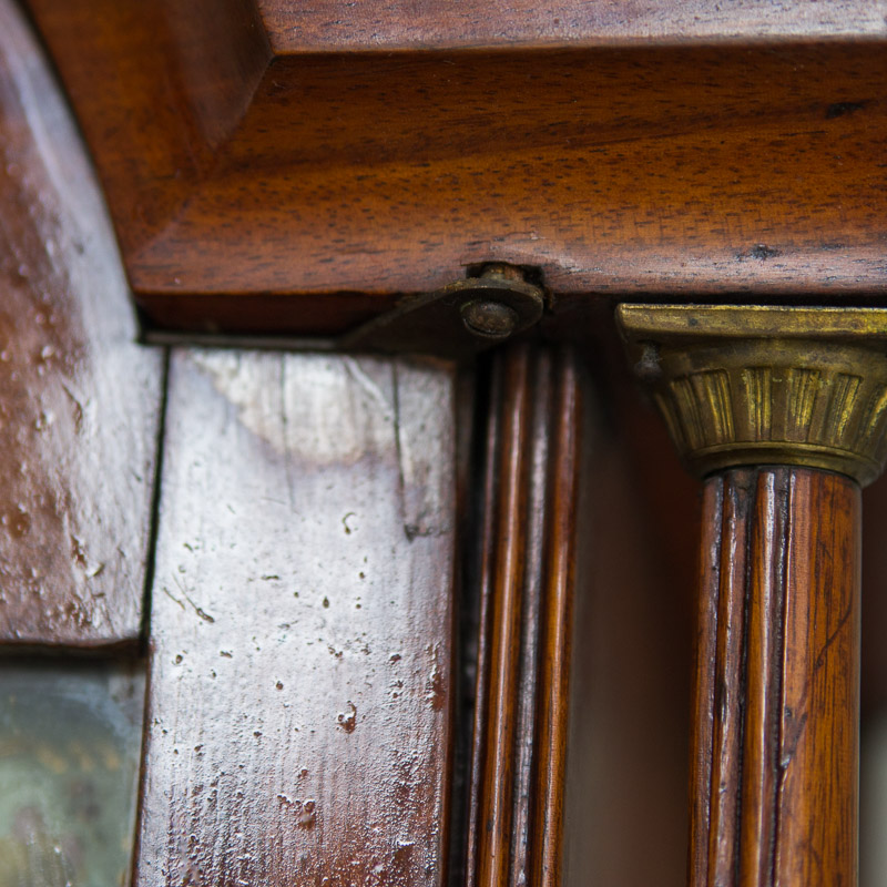Circa 1810 Federal Mahogany Longcase Clock by Ezra Batchelder