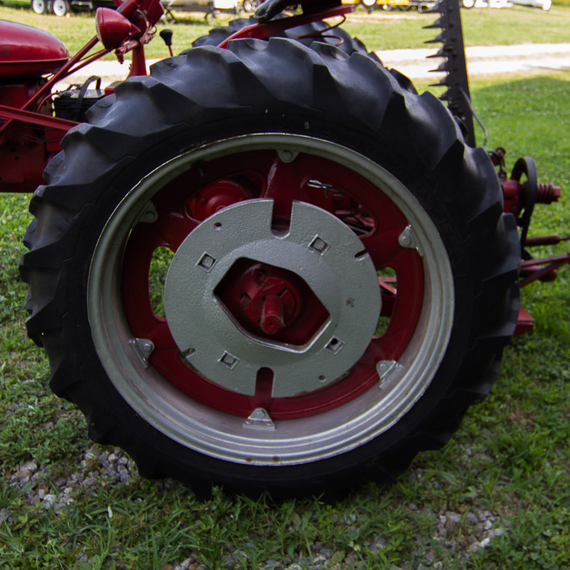 1950 McCormick Farmall C Tractor with Sickle Mower Attachment