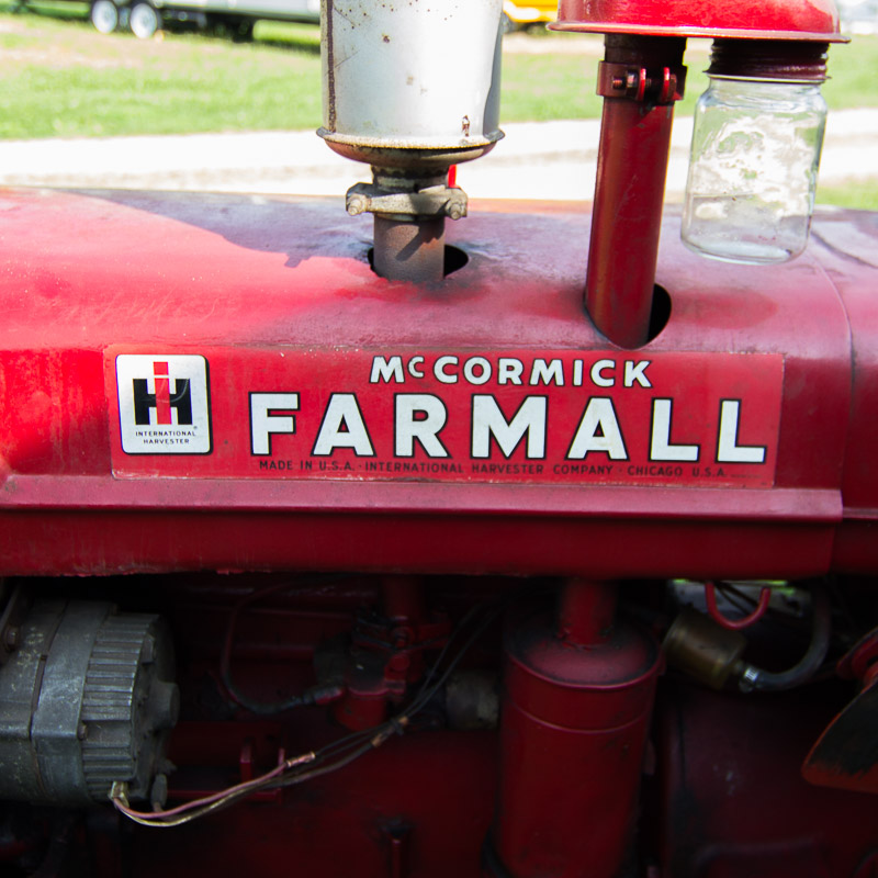 1950 McCormick Farmall C Tractor with Sickle Mower Attachment