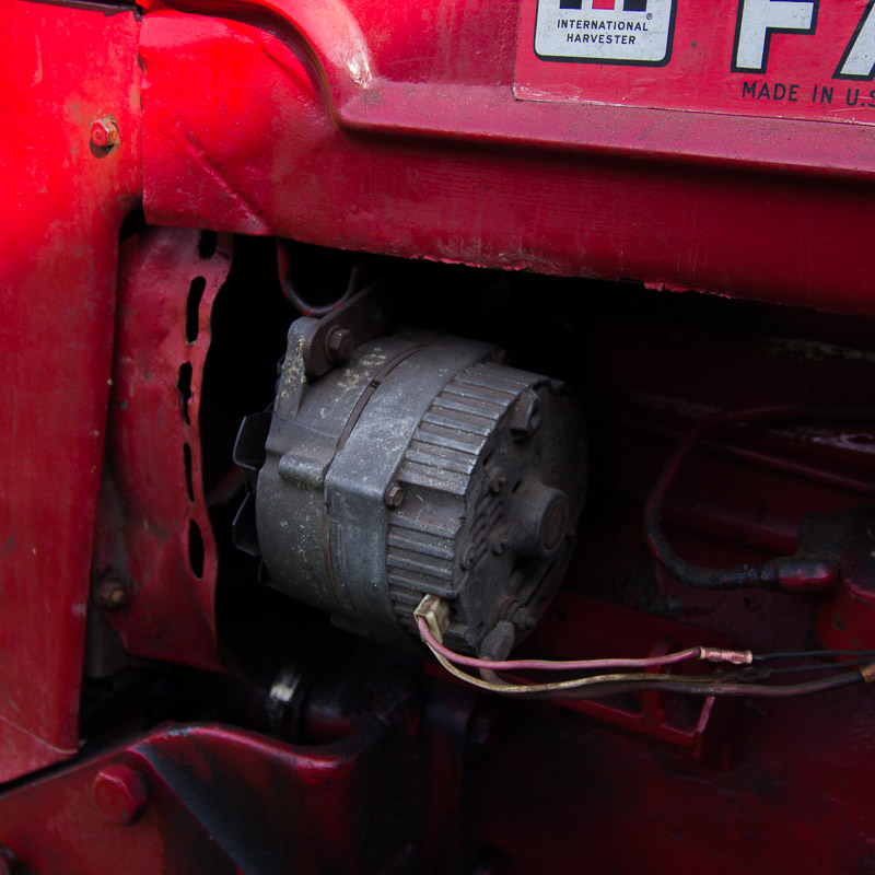 1950 McCormick Farmall C Tractor with Sickle Mower Attachment