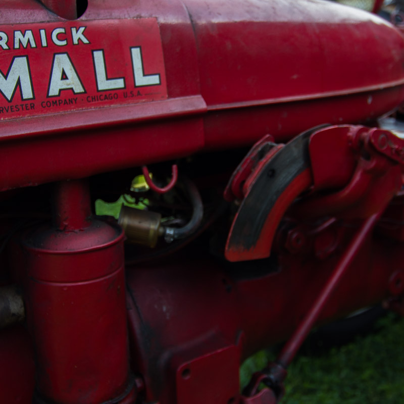 1950 McCormick Farmall C Tractor with Sickle Mower Attachment