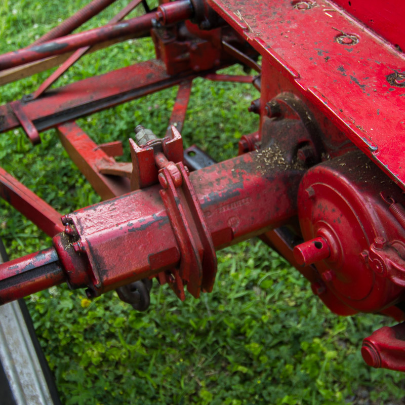 1950 McCormick Farmall C Tractor with Sickle Mower Attachment