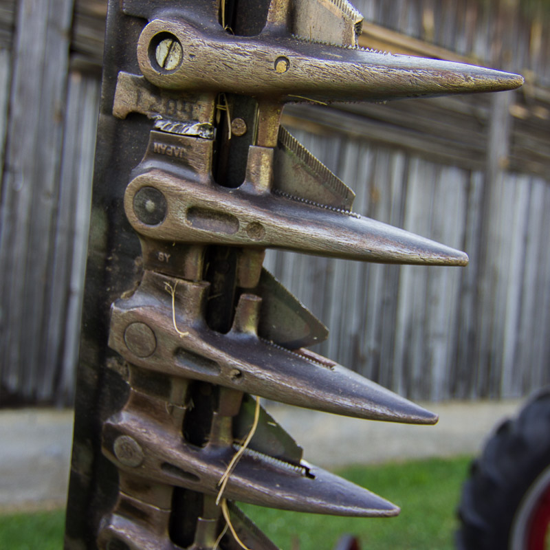 1950 McCormick Farmall C Tractor with Sickle Mower Attachment