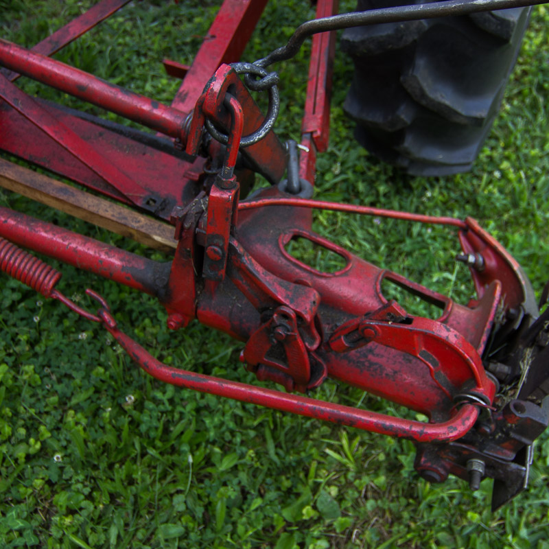 1950 McCormick Farmall C Tractor with Sickle Mower Attachment