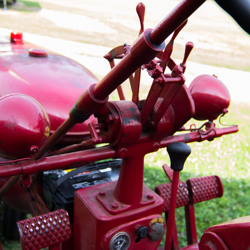 1950 McCormick Farmall C Tractor with Sickle Mower Attachment