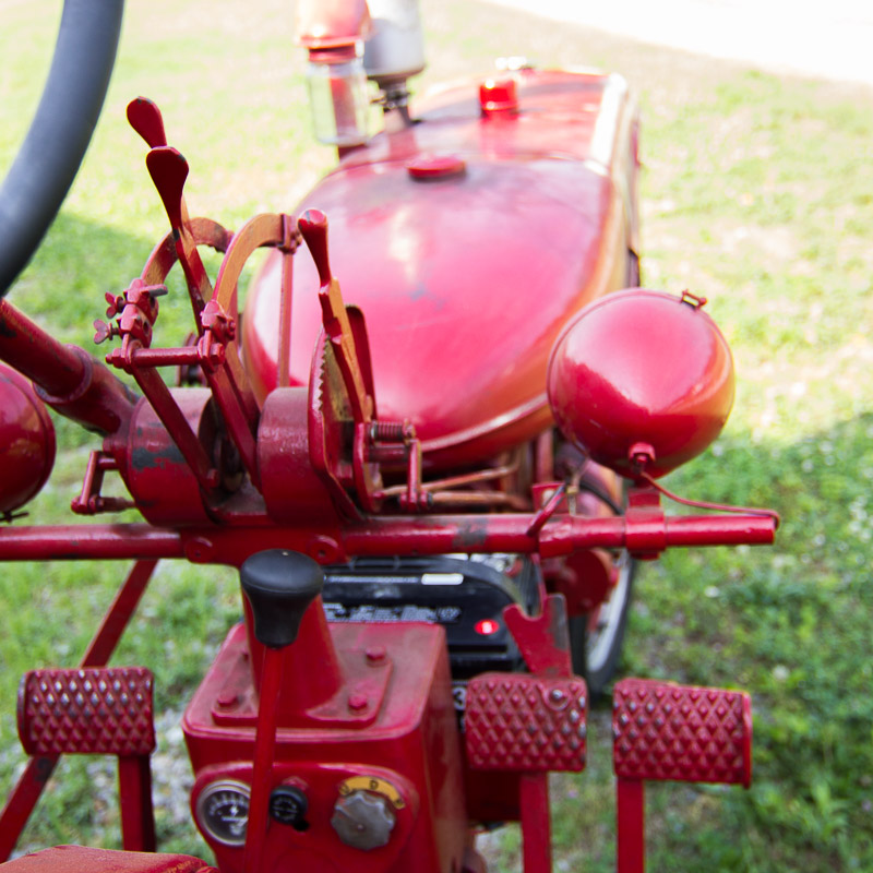 1950 McCormick Farmall C Tractor with Sickle Mower Attachment