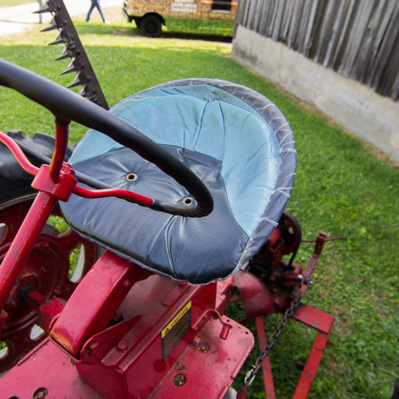 1950 McCormick Farmall C Tractor with Sickle Mower Attachment