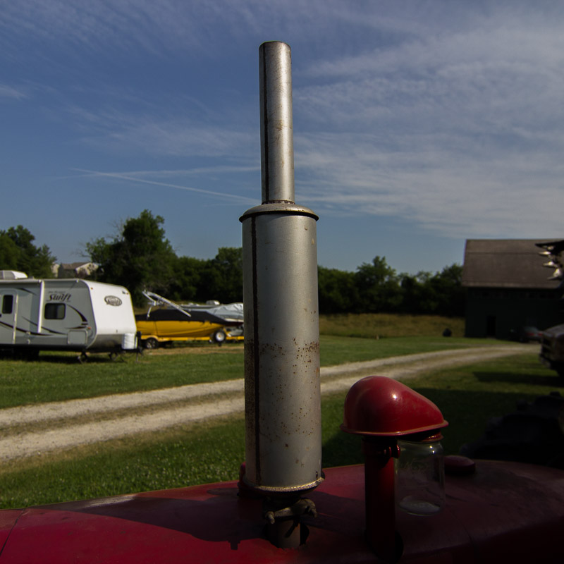 1950 McCormick Farmall C Tractor with Sickle Mower Attachment