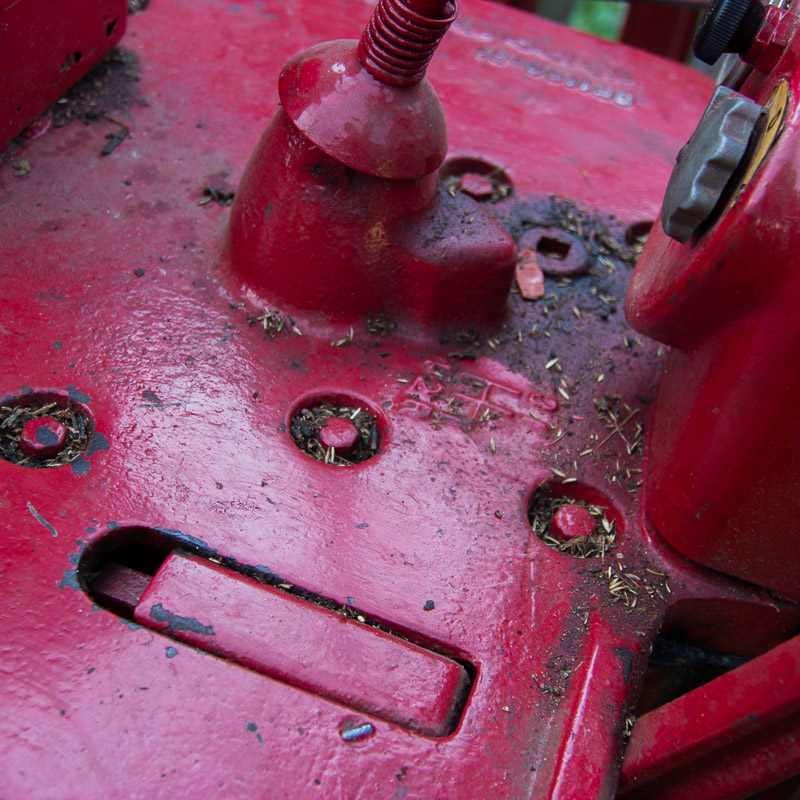 1950 McCormick Farmall C Tractor with Sickle Mower Attachment