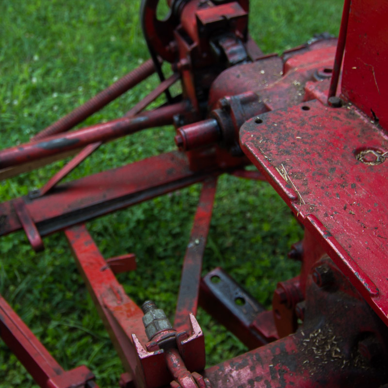 1950 McCormick Farmall C Tractor with Sickle Mower Attachment