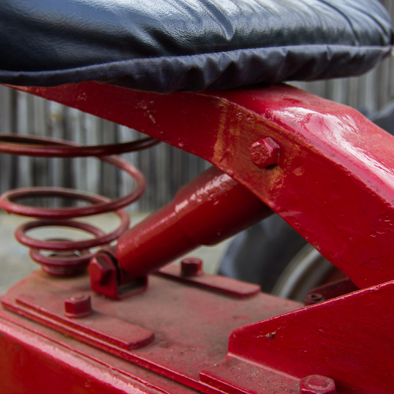 1950 McCormick Farmall C Tractor with Sickle Mower Attachment