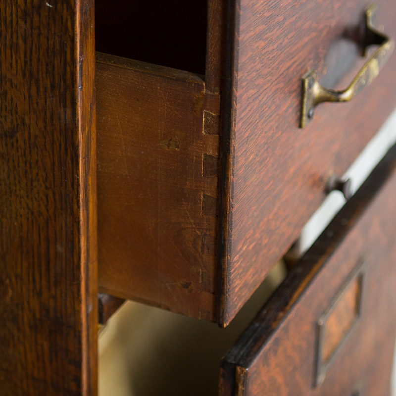 Antique Macey Tiger Oak Filing Cabinet