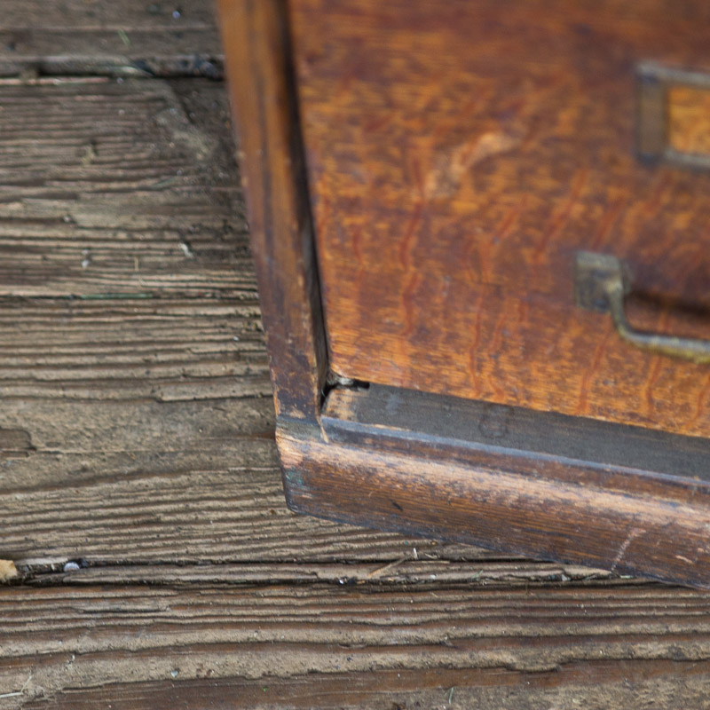 Antique Macey Tiger Oak Filing Cabinet
