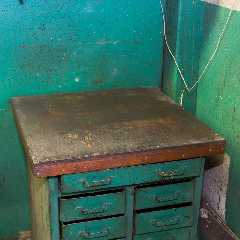 Metal Parts Cabinet with Tools