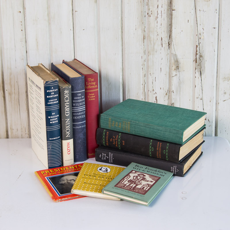 Presidential and Founding Father Theme Book Collection