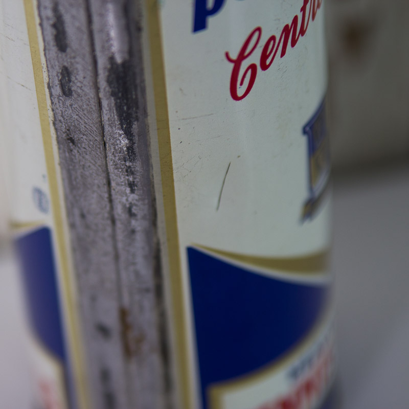 Vintage Davis "Silver Streak" Racquet and Pennsylvania Centre Court Tennis Ball Can