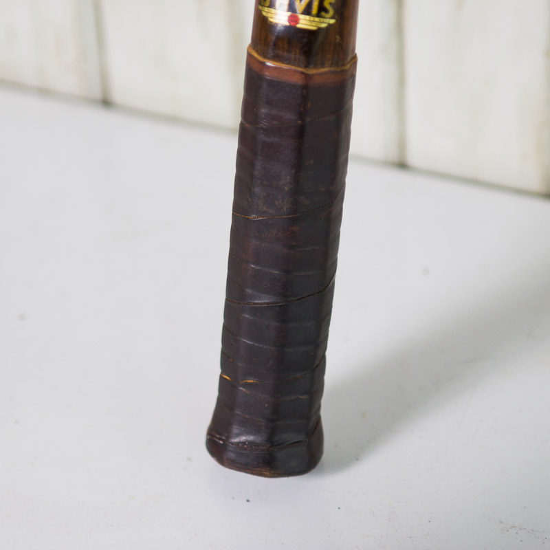 Vintage Davis "Silver Streak" Racquet and Pennsylvania Centre Court Tennis Ball Can