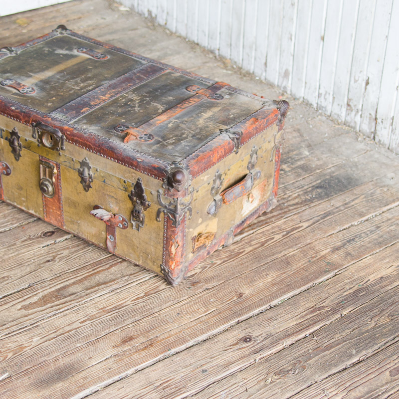 Antique Drucker, N. & Co Steamer Trunk