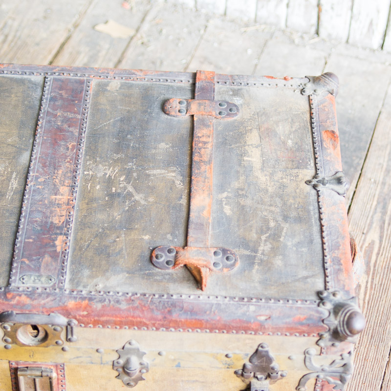 Antique Drucker, N. & Co Steamer Trunk