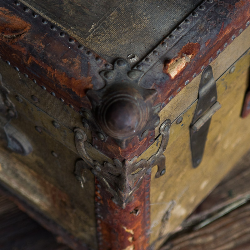 Antique Drucker, N. & Co Steamer Trunk