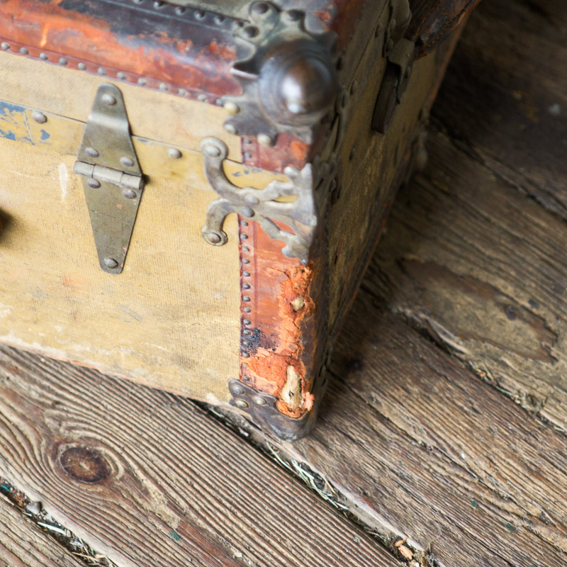 Antique Drucker, N. & Co Steamer Trunk