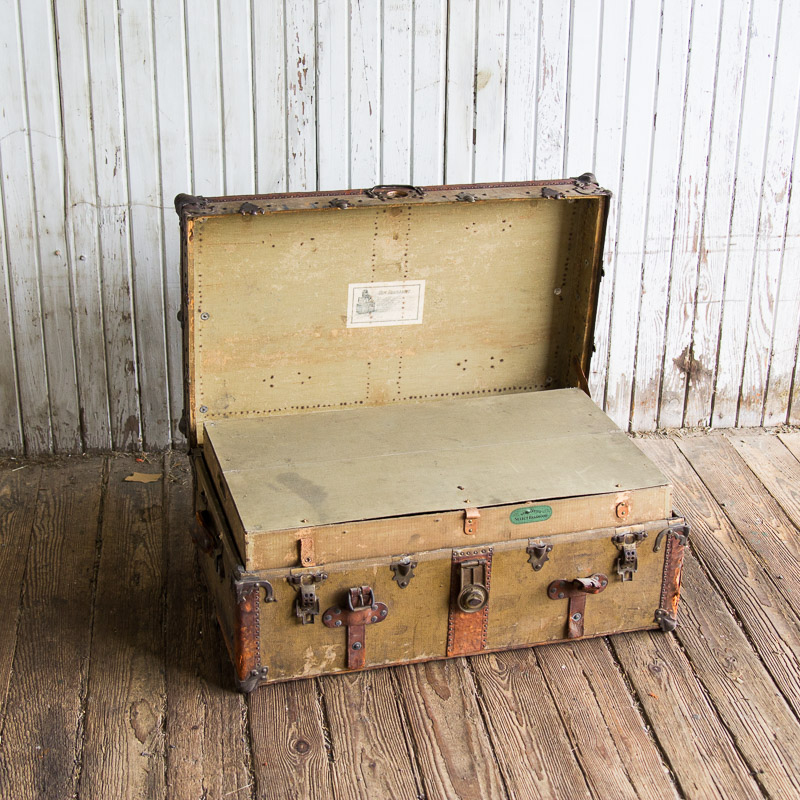 Antique Drucker, N. & Co Steamer Trunk