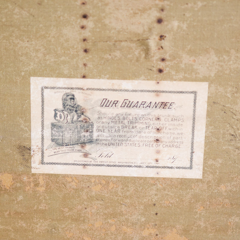 Antique Drucker, N. & Co Steamer Trunk