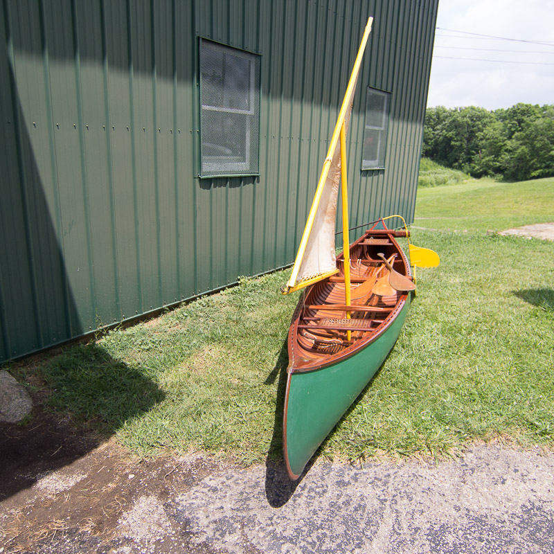 1938 Old Town Sailing Canoe with Accessories